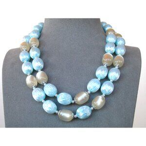 Vintage Necklace/Earrings  Made In JAPAN, 14" w/3" Extension